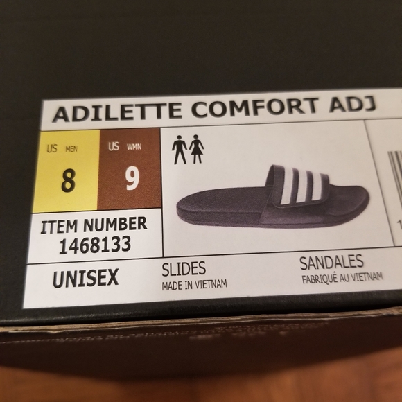 Adidas adilette comfort adjustable unisex size 8 men´s...